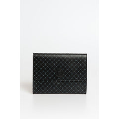 Trussardi Black Polyester Men Clutch