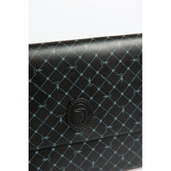 Trussardi Black Polyester Men Clutch
