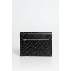 Trussardi Black Polyester Men Clutch