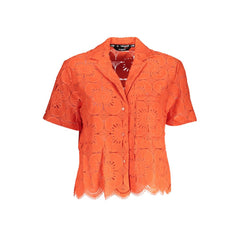 Desigual Oranges Polyamid Damenhemd