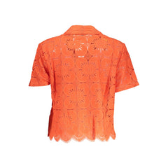 Desigual Oranges Polyamid Damenhemd