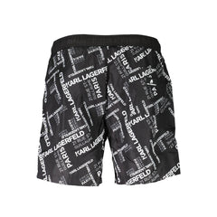 Karl Lagerfeld Schwarze Polyester Herren Badehose