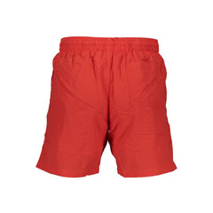 Norway 1963 Rosso Poliammide Badeshorts für Herren