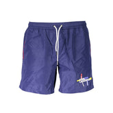 Karl Lagerfeld Blu Polyester Men's Swim Boxer