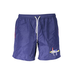 Karl Lagerfeld Blaue Polyester Herren Badeshorts