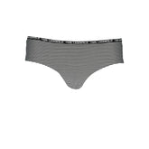 Karl Lagerfeld Black Elastane Women's Swim Brief