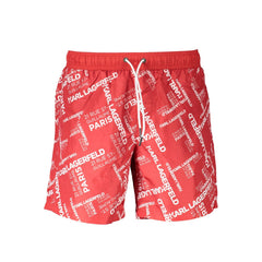Karl Lagerfeld Rosso Polyester Badeshorts für Herren