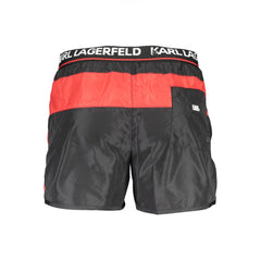 Karl Lagerfeld Nero Poliestere Herren Schwimm-Boxer