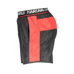 Karl Lagerfeld Nero Poliestere Herren Schwimm-Boxer