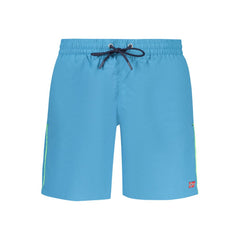 Norwegen 1963 Azzurro Polyamid Badeshorts für Herren
