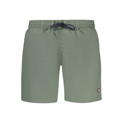 Norwegen 1963 Grüne Polyamid Badeshorts für Herren