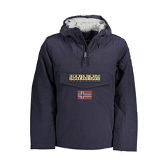 Napapijri Blaue Polyamid Herrenjacke
