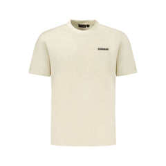 Napapijri Beige Cotton Men T-Shirt