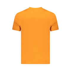 Napapijri Orange Cotton Men T-Shirt