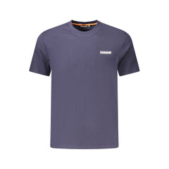 Napapijri Blue Cotton Men T-Shirt