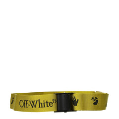 Off-White Gelber Stoffgürtel