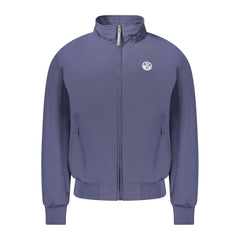 North Sails Blue Polyester Men's Bomber Jacket