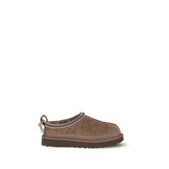 UGG Braune Leder-Pantoletten