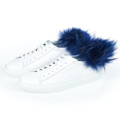 Mr&Mrs Italy Weiße Lammleder Damen-Sneaker