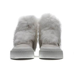 Mr&Mrs Italy Sneaker aus weißer Baumwolle für Damen