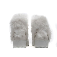 Mr&Mrs Italy Sneaker aus weißer Baumwolle für Damen