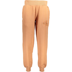 Calvin Klein Orangene Baumwoll-Jogginghose für Damen