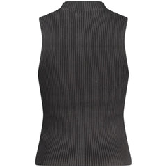 Guess Jeans Black Cotton Women Tank Top