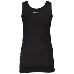 Cavalli Class Schwarzes Baumwoll-Damen-Tanktop