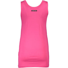 Cavalli Class Rosa Baumwoll-Damen-Tanktop