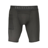 Trussardi Black Polyester Men's Workout Legging