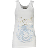 Cavalli Class White Cotton Women Tank Top