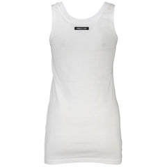 Cavalli Class Damen Tanktop aus weißer Baumwolle