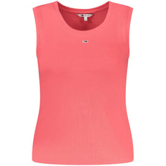 Tommy Hilfiger Pink Cotton Tank Top