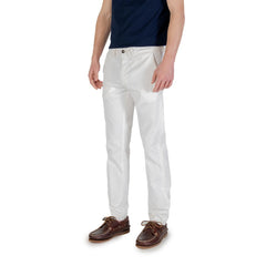 Borghese White Cotton Skinny Hose