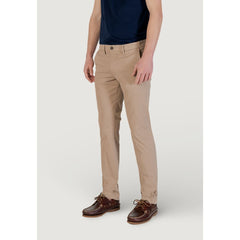 Borghese Beige Cotton Skinny Pant