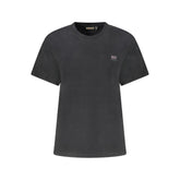 Napapijri Black Cotton T-Shirt