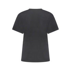 Napapijri Schwarzes Baumwoll-T-Shirt für Damen