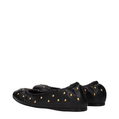 Chloé Black Leather Ballet Flats