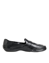 Dolce & Gabbana Schwarze Gummi-Slides Low Top Sneaker