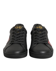 Dolce & Gabbana Black Street Life Low Top Herren Sneaker Schuhe
