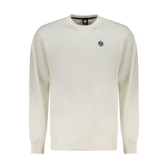 North Sails Bianco Baumwoll-Sweatshirt für Herren