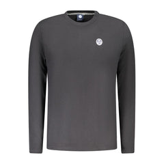 North Sails Black Cotton Men T-Shirt