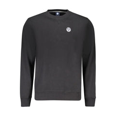 North Sails Black Cotton Mens Sweatshirt