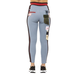 Mr&Mrs Italy Hellblaue Baumwoll-Damen-Leggings