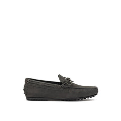 Tod's grauer Mokassin aus Nubukleder