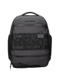 Piquadro Gray Fabric Backpack