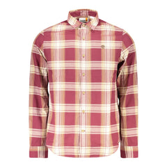 Timberland Herrenhemd aus roter Baumwolle