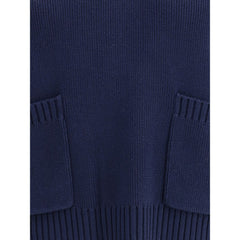 Max Mara Blue Cotton Sweatshirt