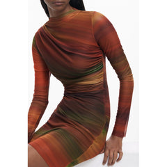 Desigual Orange Polyester Women Dress