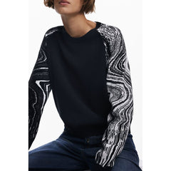 Desigual Schwarzer Damenpullover aus Polyester